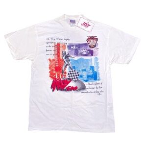 NWT NOS 81st 1997 Indianapolis 500 Tee White Size Large